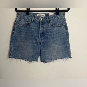 Denim Forum Yoko Mid Thigh Denim Shorts 30